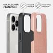 Burga Hoesje Dubbellaags Roze Croco iPhone 15 Pro