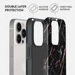 Burga-hoesje dubbellaags roségoud marmer iPhone 15 Pro