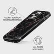 Burga-hoesje dubbellaags roségoud marmer iPhone 15 Pro