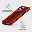 Burga Hoesje Dubbellaags Wild Granaatappel iPhone 15 Pro Max