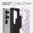Samsung Galaxy S25 Ultra con doble capa de flores silvestres de Burga Husa