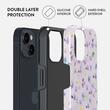 Burga dubbellaags Wildflower iPhone 15 Plus hoesje