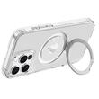 Funda magnética a prueba de golpes Devia Husa Clean Series para iPhone 16 Pro Max con soporte transparente