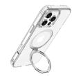 Funda magnética a prueba de golpes Devia Husa Clean Series para iPhone 16 Pro Max con soporte transparente