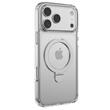 Funda transparente magnética a prueba de golpes Devia Husa Clean Series para iPhone 17 Pro Max, con soporte