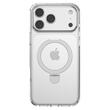 Funda transparente magnética a prueba de golpes Devia Husa Clean Series para iPhone 17 Pro Max, con soporte