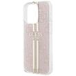 Custodia Guess 4G Gold Stripe iPhone 15 Pro Rosa