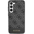 Custodia Guess 4G Stripe Logo Samsung Galaxy S24 Plus Grigio