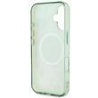 Guess Husa Flower & Tonal Circle MagSafe iPhone 16 Verde