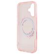 Guess Case Flowers Ring MagSafe iPhone 16 Rosa
