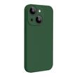 Lemontti Case Liquid Silicon MagCharge iPhone 15 Plus Groen (360° bescherming, fijn materiaal, gevoerd met microvezel)