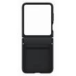 Samsung Husa Originala Flap Leren Cover Samsung Galaxy Z Flip5 Zwart