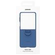 Originele Samsung siliconen hoes met ring Samsung Galaxy Z Flip7 blauw