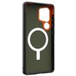 Funda magnética UAG Civilian Pro para Samsung Galaxy S25 Ultra, color verde oliva y naranja