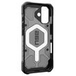 Funda UAG Pathfinder transparente MagSafe para iPhone 17 color ceniza/negro
