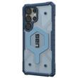 Funda UAG Pathfinder transparente magnética para Samsung Galaxy S25 Ultra con cordón azul