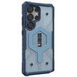 Funda UAG Pathfinder transparente magnética para Samsung Galaxy S25 Ultra con cordón azul