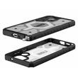 Funda UAG Pathfinder magnética transparente para Samsung Galaxy S25 Ultra, color plata hielo