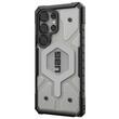 Funda UAG Pathfinder magnética transparente para Samsung Galaxy S25 Ultra, color plata hielo