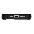 Funda UAG Plasma XTE MagSafe para iPhone 17, color negro y naranja pop