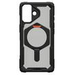 Funda UAG Plasma XTE MagSafe para iPhone 17, color negro y naranja pop