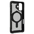 Funda UAG Plasma XTE MagSafe para iPhone 17, color negro y naranja pop