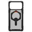 Funda UAG Plasma XTE MagSafe para iPhone 17 Pro, color negro y naranja pop