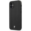 iPhone 12 Mini BMW Signature Seat Case Zwart