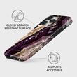 iPhone 14 Pro Burga Dual Layer Purple Skies-hoesje