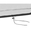 Copertura impermeabile, per sedia a dondolo sospesa, nera, 400x155 cm, Isotrade