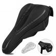 City and MTB bicycle cover with storage pocket, Silica gel and memory foam, velcro fastening, rain and dust protection, anti-slip, shock resistance, 28 x 18 x 2 cm, neoprene, West Biking, black
