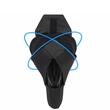 City and MTB bicycle cover with storage pocket, Silica gel and memory foam, velcro fastening, rain and dust protection, anti-slip, shock resistance, 28 x 18 x 2 cm, neoprene, West Biking, black