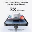 Anker Network Charger 20W, 512 Nano 3, 3A, 1 x USB-C, PowerIQ 3.0, White