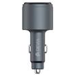 Devia Autoladegerät Extreme Speed ​​​​Schnellladegerät 116W 1 x USB-A + 2 x Typ-C, Grau