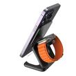 Mako 3in1 Magnetisches faltbares kabelloses Ladegerät, 15 W Qi, Ladeständer für iPhone, Apple Watch und Airpods, Space Grau