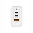 Prestico Netwerklader F28 2 x USB-C PD, 1 x USB QC, Snelladen, 65 W Wit