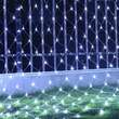 Installazione luminosa tipo tenda, bianco freddo, 8 modalità di illuminazione, interno-esterno, IP44, 160 LED, 260x200 cm, Isotrade