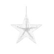 Installazione luminosa su tenda, modello stella grande, bianco caldo, 8 modalità di illuminazione, interno-esterno, IP44, 138 LED, 2,5 m