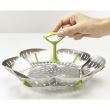 Vapeur pliable Joseph&Joseph Bloom, 16 cm, acier inoxydable, vert