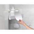 Corner support with mirror for the White Shower Cabin - Joseph&amp;Joseph