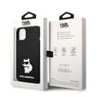 Karl Lagerfeld Custodia in Silicone Liquido Choupette iPhone 14 Plus Nera