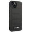 Funda Karl Lagerfeld Acolchada con logotipo de metal hinchado para iPhone 14 Plus Negro