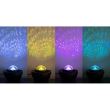 Lampada da comodino con proiettore, musicale, LED, telecomando, bluetooth, ricarica USB, nera, 17x13 cm, Isotrade