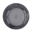 Lampada da comodino con proiettore, musicale, LED, telecomando, bluetooth, ricarica USB, nera, 17x13 cm, Isotrade
