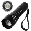 Aluminium-Taschenlampe, LED CREE, Powerbank, Zoom, 5 W, USB, Trizand