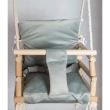 Culla per bambini, 3 in 1, legno, grigio, max 30 kg, 34x34x26 cm, Kruzzel