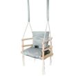 Culla per bambini, 3 in 1, legno, grigio, max 30 kg, 34x34x26 cm, Kruzzel