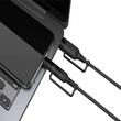 Cavo Lemontti Serie Fisheye Multi-connettore 4 in 1, da USB-A e Tipo-C a Tipo-C e Lightning, PD, 60W, 1,2m, Nero