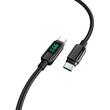 Lemontti Cable Screen Display digitale da tipo C a tipo C, ricarica rapida, 100 W, 2 m, nero