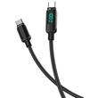Lemontti Cable Screen Display digitale da tipo C a tipo C, ricarica rapida, 100 W, 2 m, nero